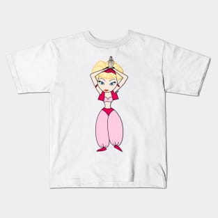 I dream of Jeannie (cel opening style) Kids T-Shirt